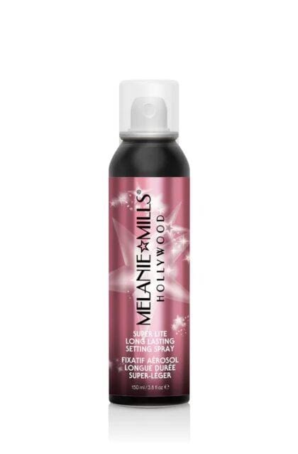 Melanie Mills setting spray, a makeup setting spray, perfect for long-lasting makeup looks.